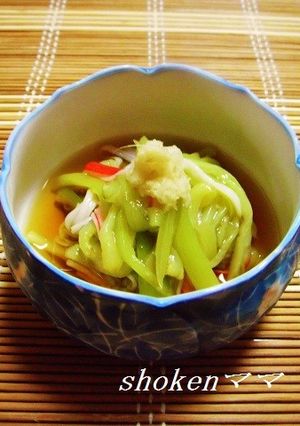 ツルッと美味しい！ナスそうめん♪-レシピのメイン写真