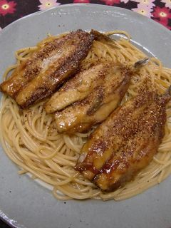 いわしのかば焼きスパゲティ-レシピのメイン写真