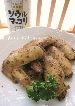 手羽先のペッパーバター焼き-レシピのメイン写真