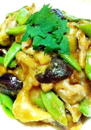 とろ甘♪茄子と豚肉の梅煮*-レシピのメイン写真