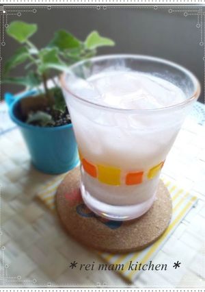 ✿綺麗になろう♡アセロラりんご酢みるく✿-レシピのメイン写真