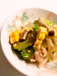 *ゴーヤもやしめじサラダ*-レシピのメイン写真