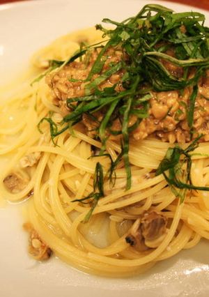 納豆とアサリのパスタ-レシピのメイン写真