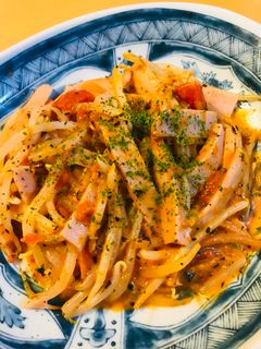 魚肉ソーセージ&もやしのトマト炒め-レシピのメイン写真