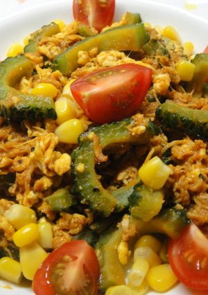 ゴーヤのスパイシー炒め煮♪-レシピのメイン写真
