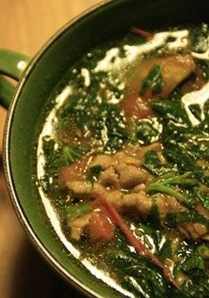 モロヘイヤとトマトのスープ-レシピのメイン写真