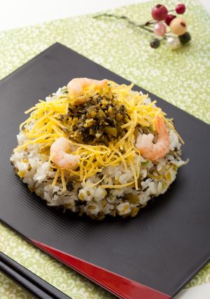 家にあるもので★簡単高菜ちらし寿司-レシピのメイン写真