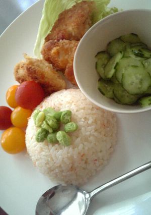 夏休み☆かにピラフランチプレート-レシピのメイン写真