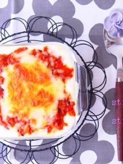 *なすとミートのヨーグルトグラタン*-レシピのメイン写真