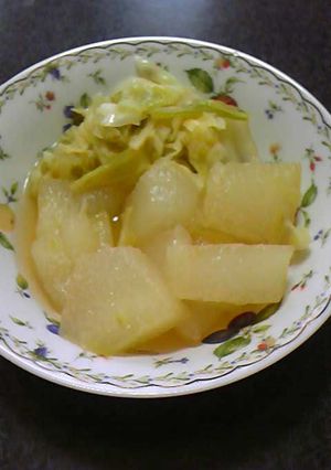 冬瓜・キャベツの美肌煮-レシピのメイン写真