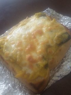 南瓜の煮物deほく甘南瓜チーズトースト-レシピのメイン写真