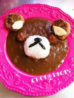 簡単デコカレー☆くまちゃん-レシピのメイン写真