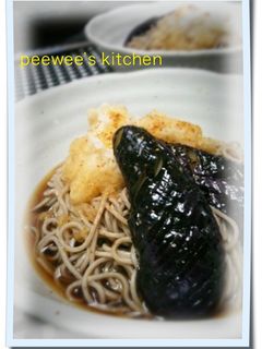 揚げ茄子のおろしそば-レシピのメイン写真