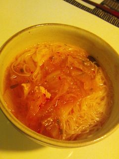 豚キムチにゅうめん-レシピのメイン写真