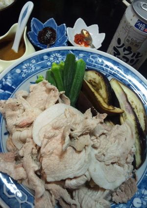 豚しゃぶニンニクゴマソース-レシピのメイン写真