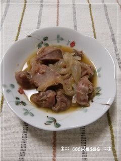 砂肝の豆板醤・ピリ辛煮-レシピのメイン写真