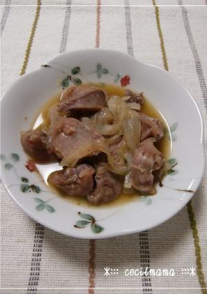 砂肝の豆板醤・ピリ辛煮-レシピのメイン写真
