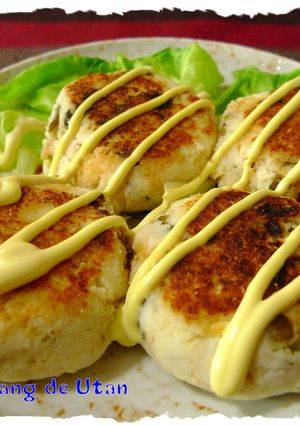 ゴーヤの佃煮入りおからはんぺん焼き✿-レシピのメイン写真