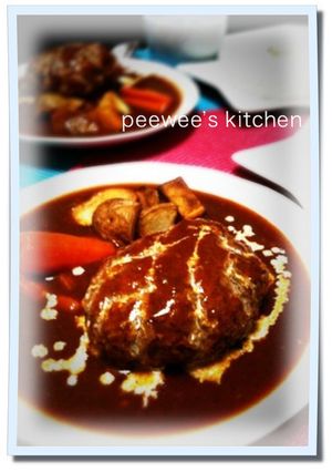 煮込みハンバーグ★-レシピのメイン写真