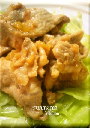 *豚の梅香るニンニク味噌醤油焼*-レシピのメイン写真