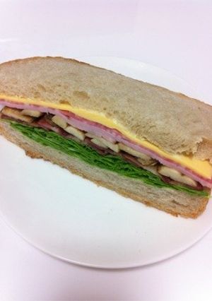 エリンギと水菜のサンドイッチ-レシピのメイン写真