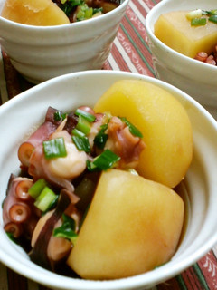 タコとじゃがいもの煮物✿-レシピのメイン写真