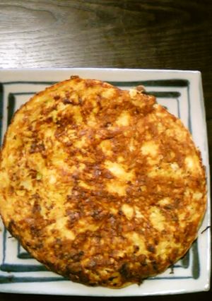 キャベツと玉ねぎとツナのオムレツ-レシピのメイン写真