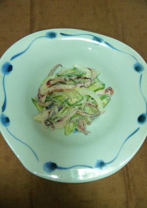 いかげそのごまマヨ和え-レシピのメイン写真