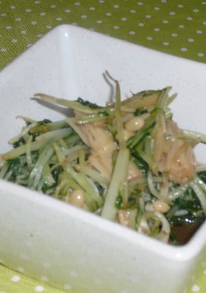 水菜とえのきの炒め煮-レシピのメイン写真