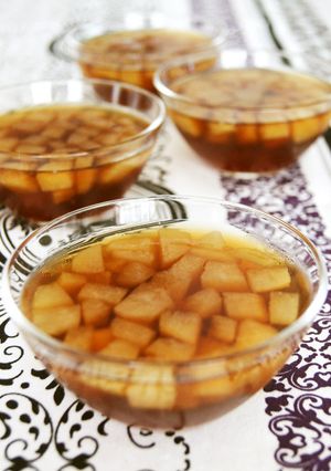 梨と紅茶のゼリー-レシピのメイン写真
