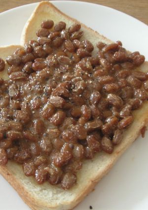 納豆トースト-レシピのメイン写真