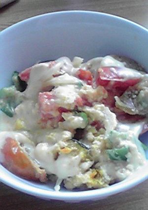 夏野菜のチーズ丼-レシピのメイン写真