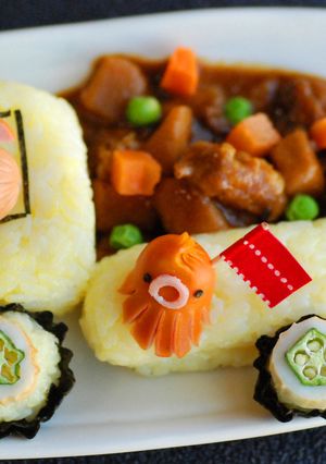 トラックのデコカレー-レシピのメイン写真