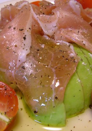 生食ナスの生ハム添えオードブル-レシピのメイン写真