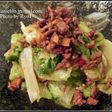 ピリ辛お肉のレタス炒め