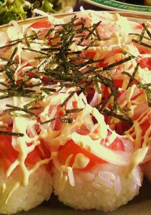 可愛い一口手まり寿司**-レシピのメイン写真