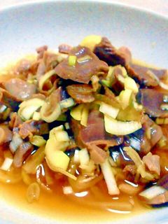 【簡単ヘルシーおつまみ】砂肝ポン酢-レシピのメイン写真