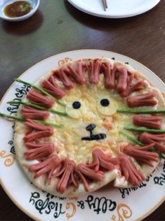ライオンピザ-レシピのメイン写真