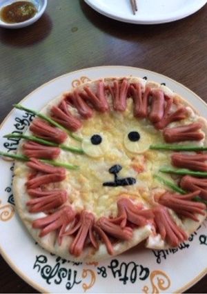 ライオンピザ-レシピのメイン写真