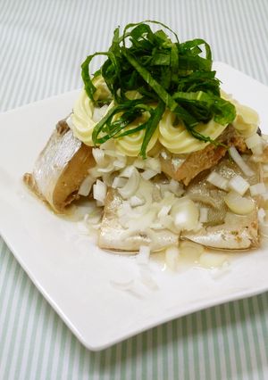サバ缶のたっぷりネギのっけ-レシピのメイン写真