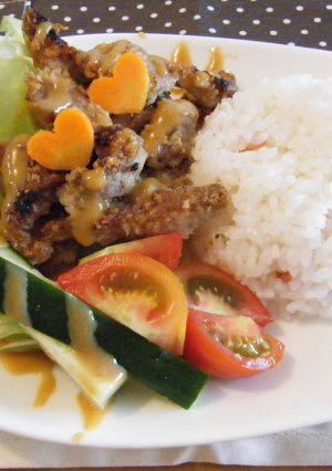 カリカリ豚のにんにく味噌マヨプレート-レシピのメイン写真