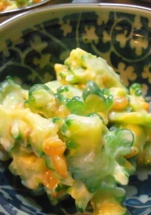 沢山食べられる♪ゴーヤのもろ味噌マヨ和え-レシピのメイン写真