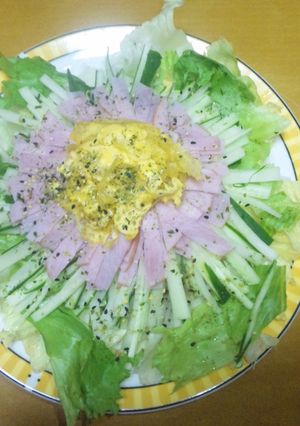 おなかいっぱい具沢山　冷やし中華-レシピのメイン写真