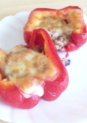 パプリカと納豆のチーズ焼き♪-レシピのメイン写真