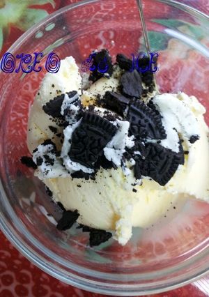 オレオとバニラアイスで冷たいおやつ**-レシピのメイン写真