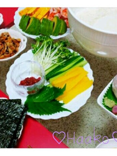 ごちそう手巻き寿司-レシピのメイン写真