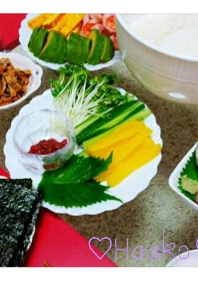 ごちそう手巻き寿司-レシピのメイン写真