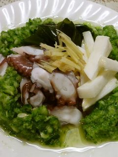 タコと長芋おろしきゅうり和え-レシピのメイン写真