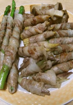 ♪野菜の肉巻き巻き♪-レシピのメイン写真