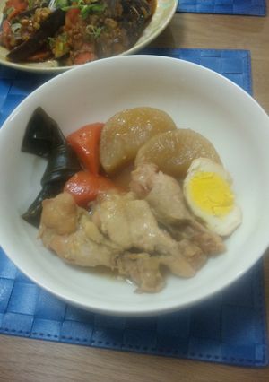 圧力鍋で手羽元と大根の煮物-レシピのメイン写真